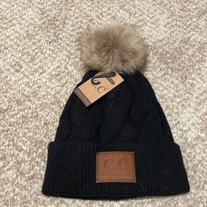 Fleece lined winter hat